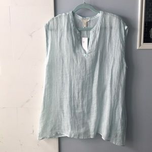 Eileen Fisher linen blouse